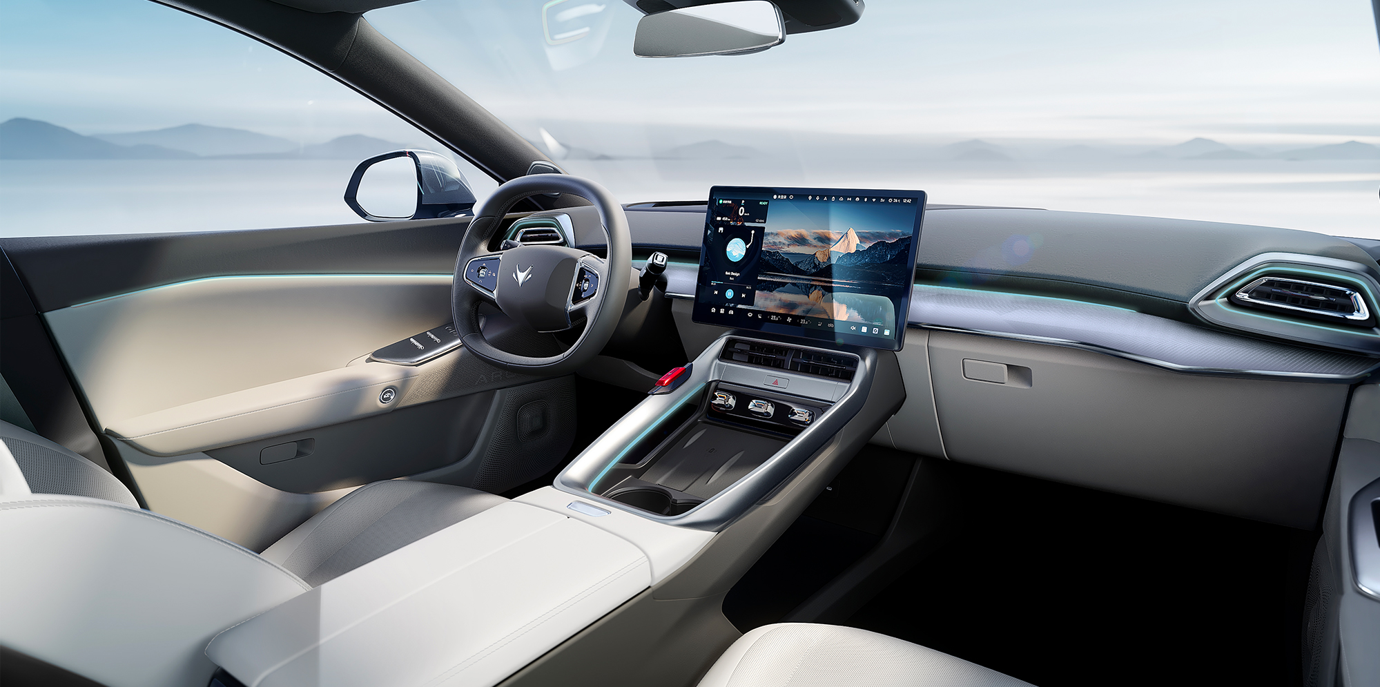 Электромобили Arcfox S5 из Китая 360